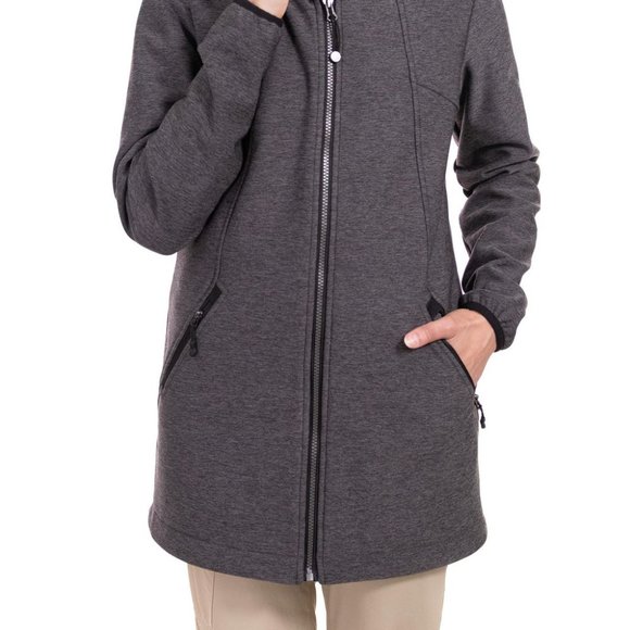 MID LENGTH SOFTSHELL HOODED JACKET - Picture 5 of 7